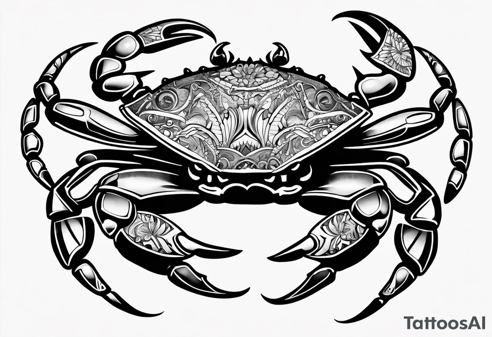 Crabs chicano tattoo idea