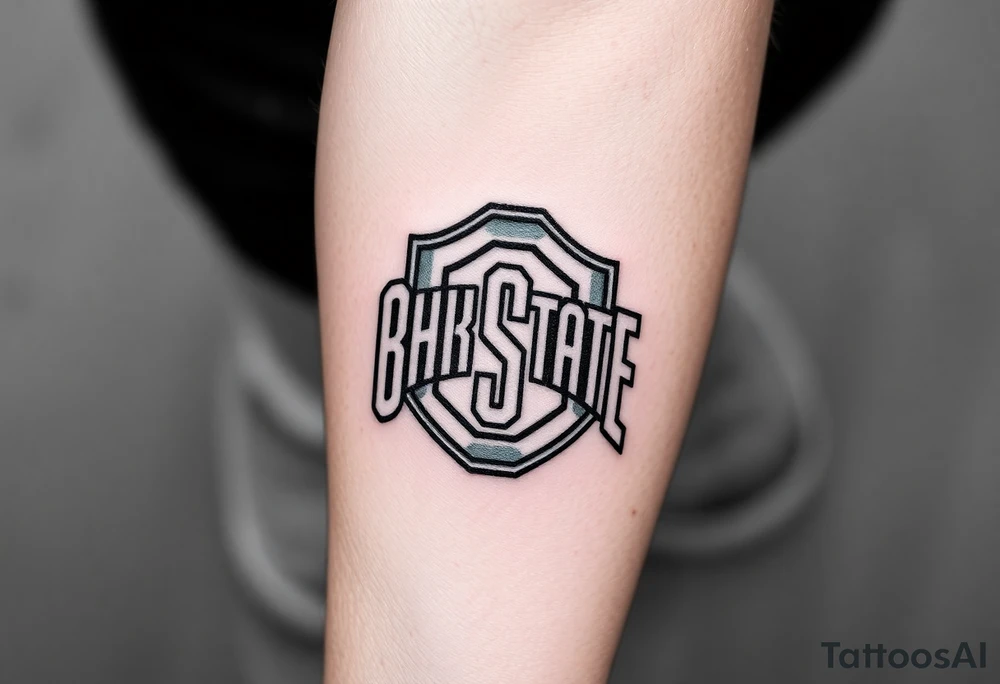 Ohio state  buckeye football tattoo idea