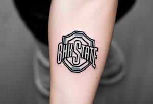 Ohio state  buckeye football tattoo idea