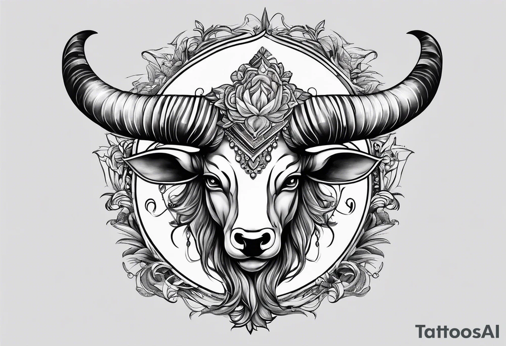 Anonymous with horns tattoo idea