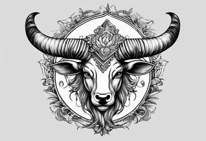 Anonymous with horns tattoo idea