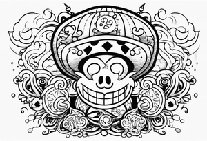 one piece style tattoo tattoo idea