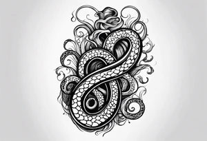 tentacles smoking a joint tattoo idea