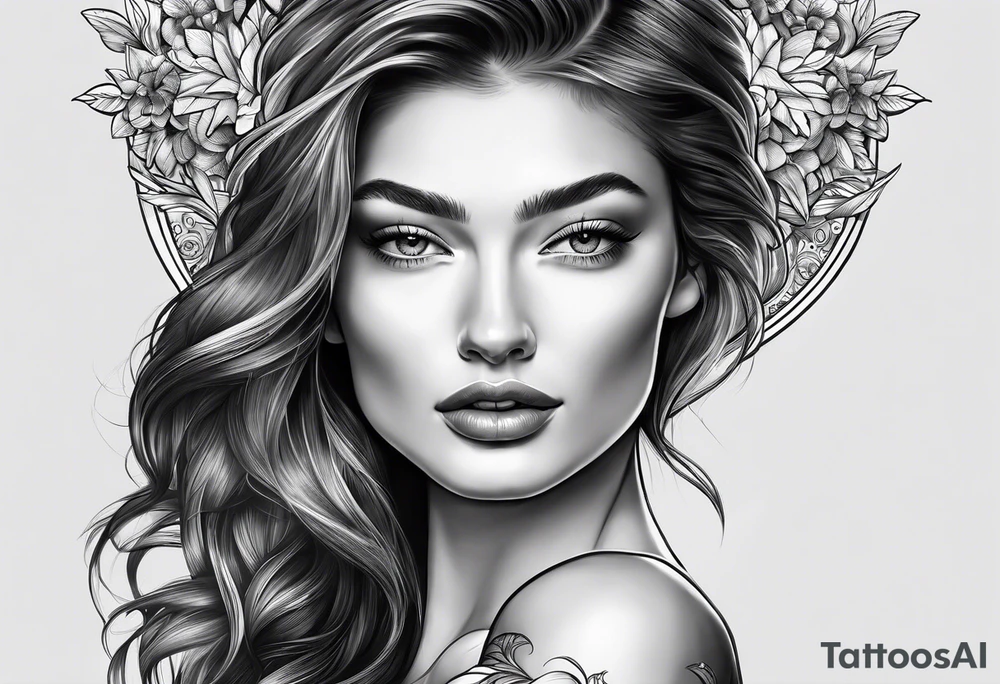 Grace Elizabeth name tattoo idea