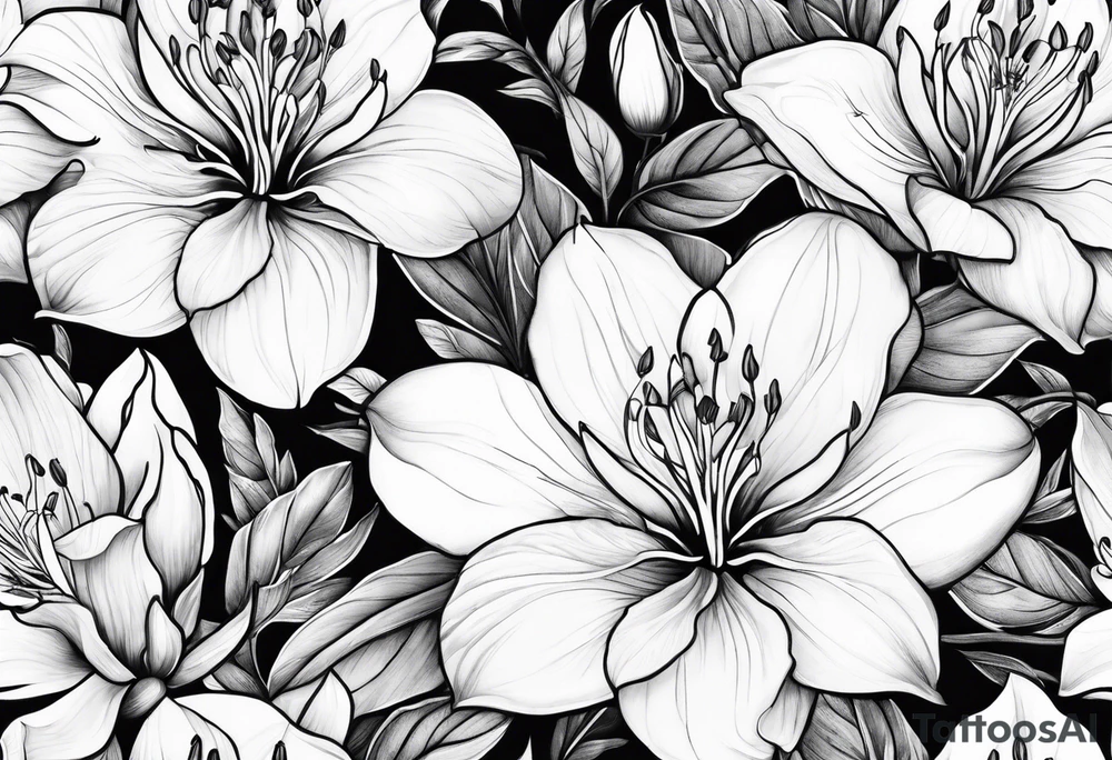 Azaleas tattoo idea