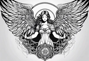 arc angel michael tattoo idea