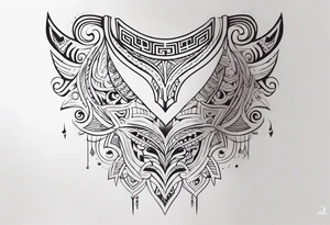maori neck  tattoo tattoo idea