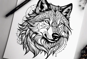 Wolf tattoo tattoo idea