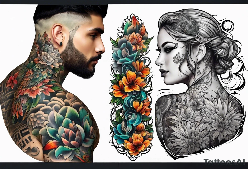 Cut open forearn tattoo idea