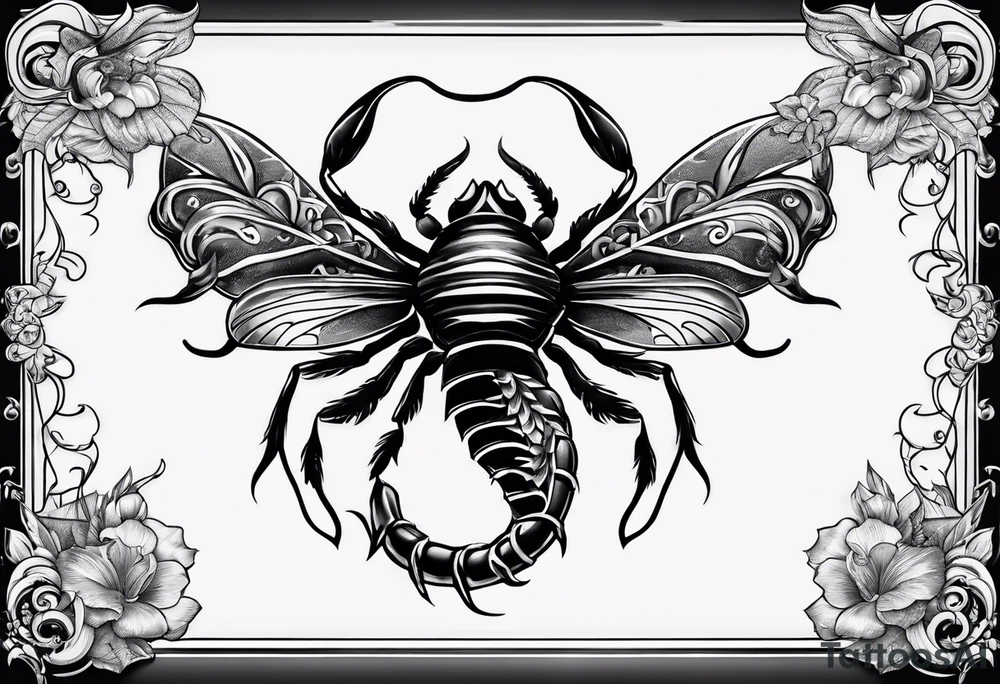 scorpio tattoo idea