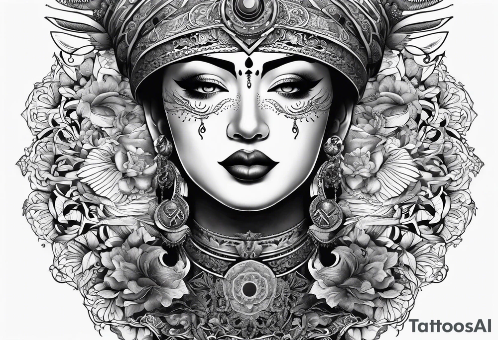 mens throat tattoo with sunrays and om on neck tattoo idea