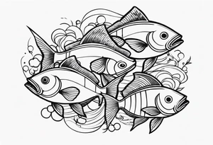 fishes irezumi tattoo idea