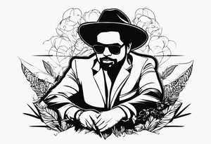 Can you create something small from the producer Eli Roth tattoo idea