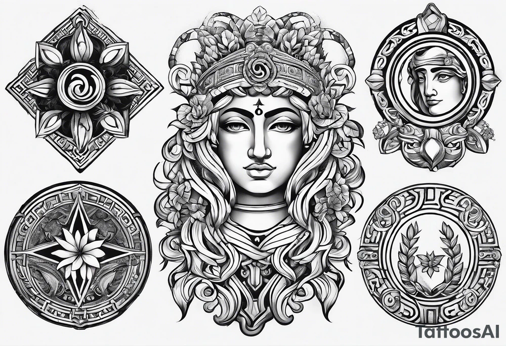 greek symbols tattoo idea