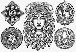 greek symbols tattoo idea