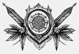 3 arrows tattoo idea