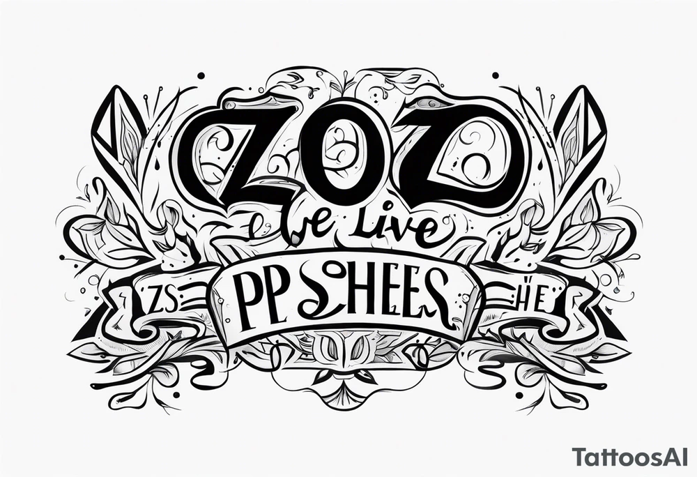 Long live zo 
    paperchaser tattoo idea