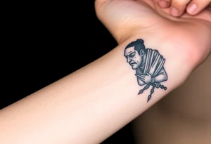 African Warrior and Monk tattoo idea