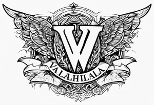 Victory or valhalla tattoo idea