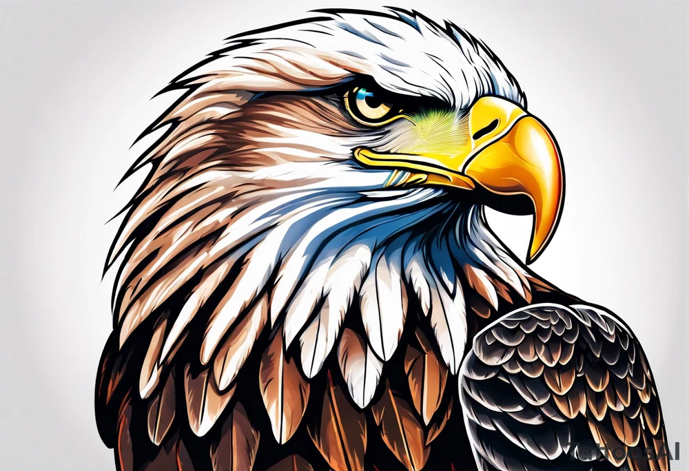 eagle scrwaming tattoo idea