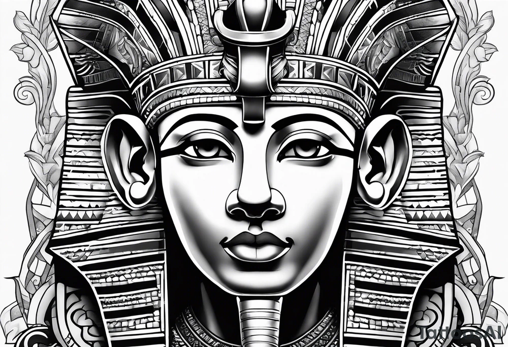 pharaoh tattoo idea
