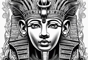 pharaoh tattoo idea