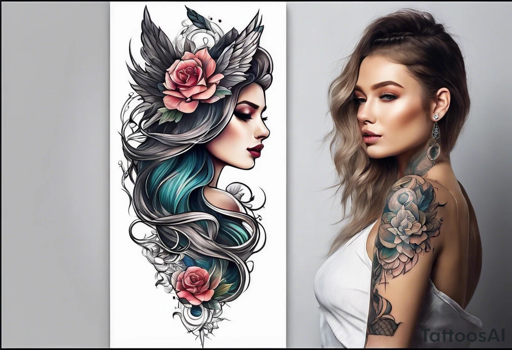 Naked tattoo idea