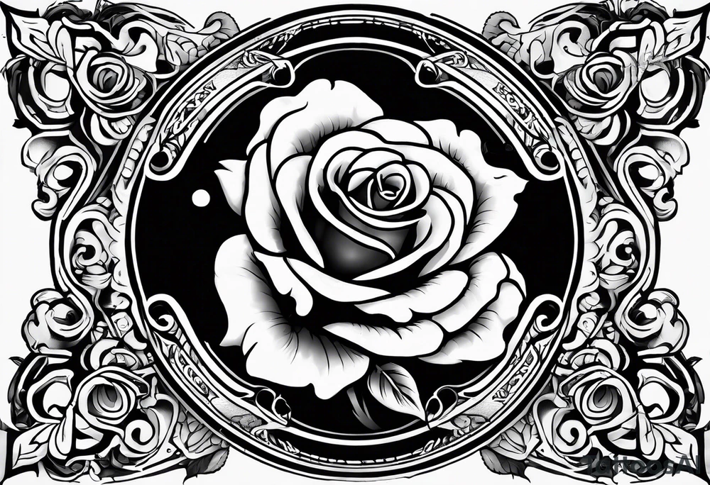 Cross that says know your worth as well as my dads birthday the 30th of August 1966 and a rose tattoo idea