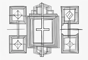cross tattoo idea