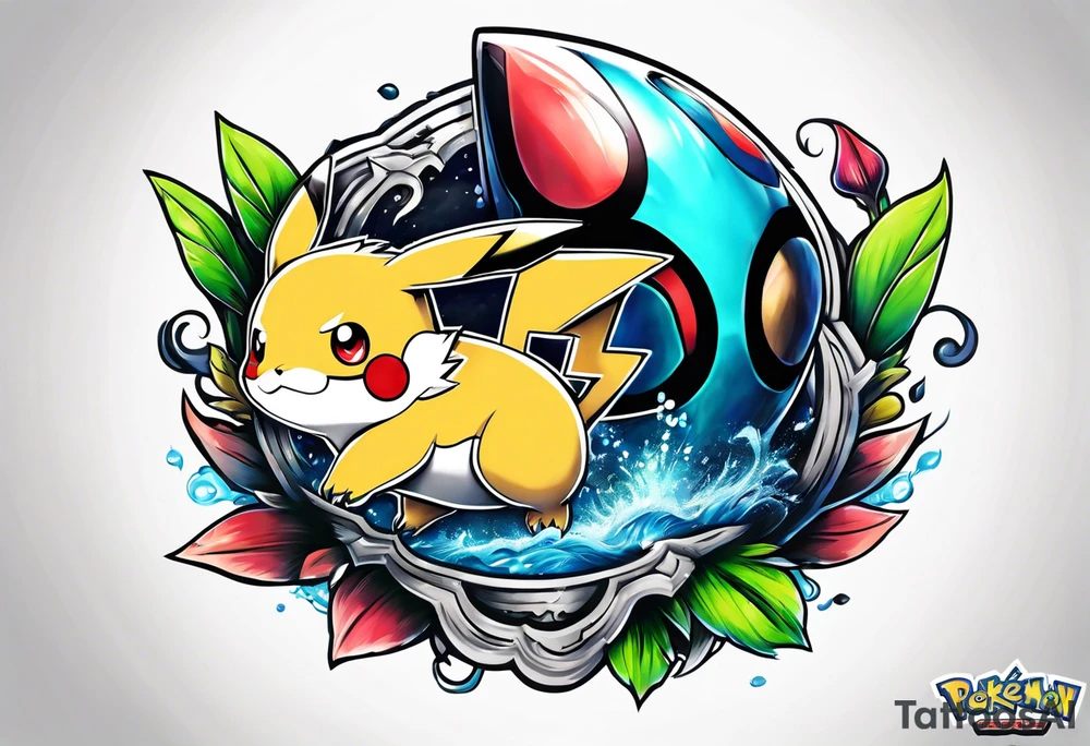 pokemon tattoo design tattoo idea