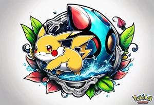 pokemon tattoo design tattoo idea