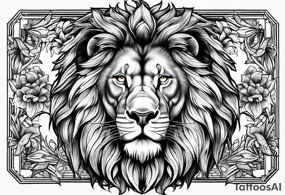 Lion from atlas tattoo idea