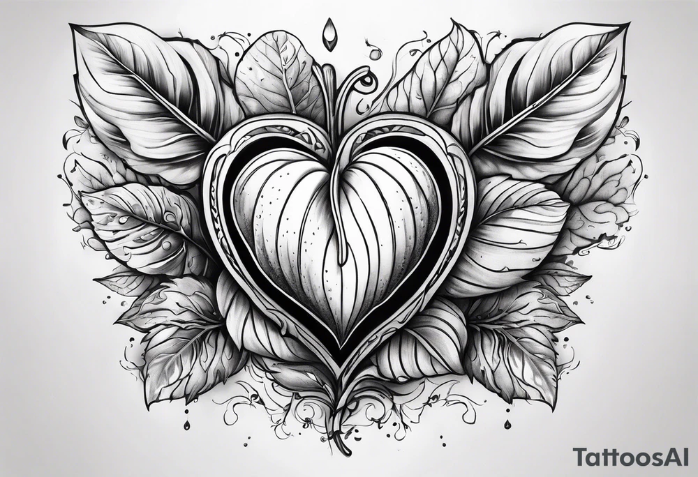 half sleeve on the forearm of the plant “bleeding heart” tattoo idea