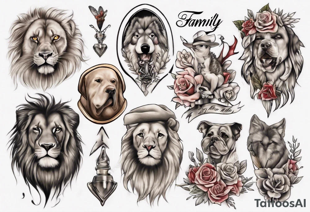 family is the most important thing in the world tattoo idea