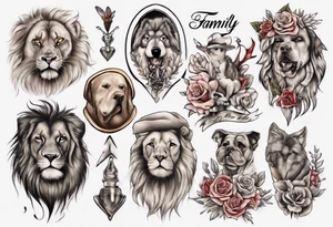 family is the most important thing in the world tattoo idea