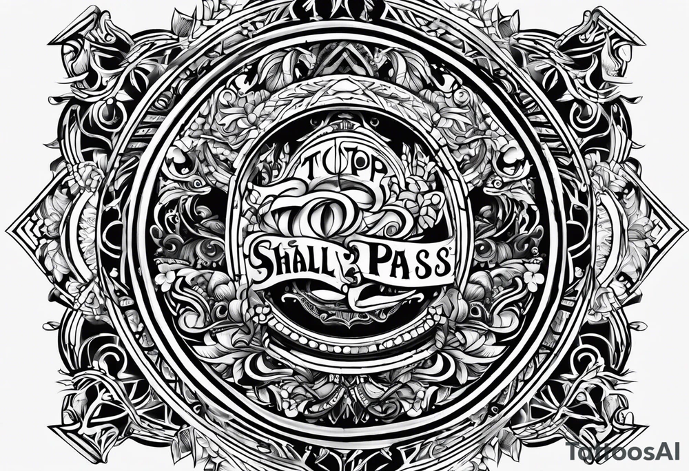 This too shall pass written tattoo idea