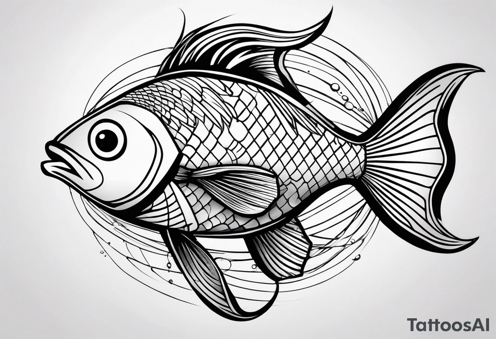 Jesus fish tattoo idea