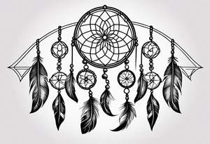 Dreamcatcher tattoo. tattoo idea