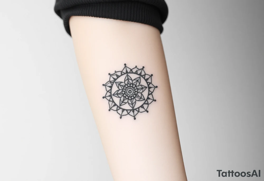 intricate mandala with sacred geometry and cosmic elements tattoo idea intricate mandala with sacred geometry and cosmic elements tattoo idea