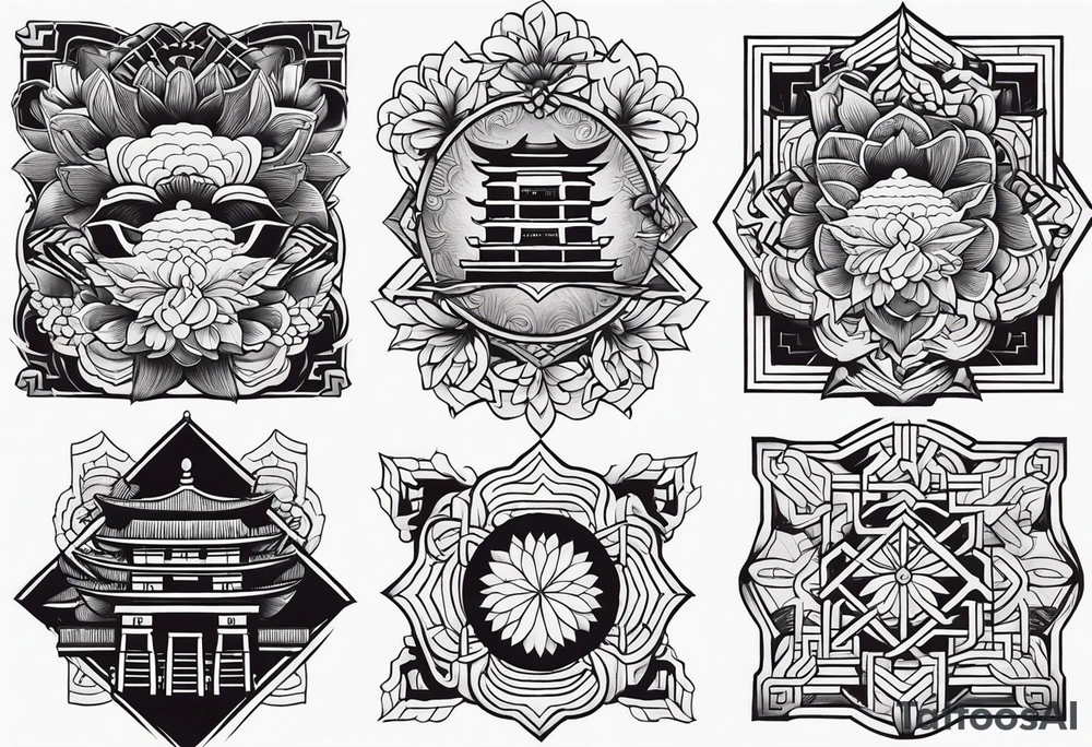 Traditional Japanese tattoo representation of consistency tattoo idea
