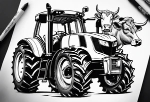 Cows, tractors, lawyer tattoo idea