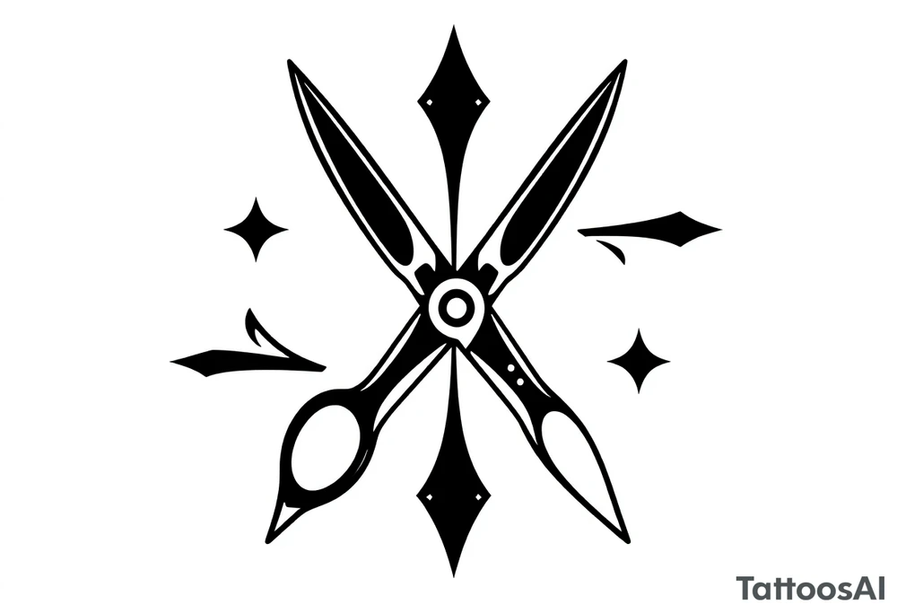Scissors tattoo idea