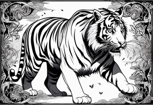 Tiger tattoo idea