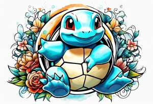 Squirtle tattoo idea
