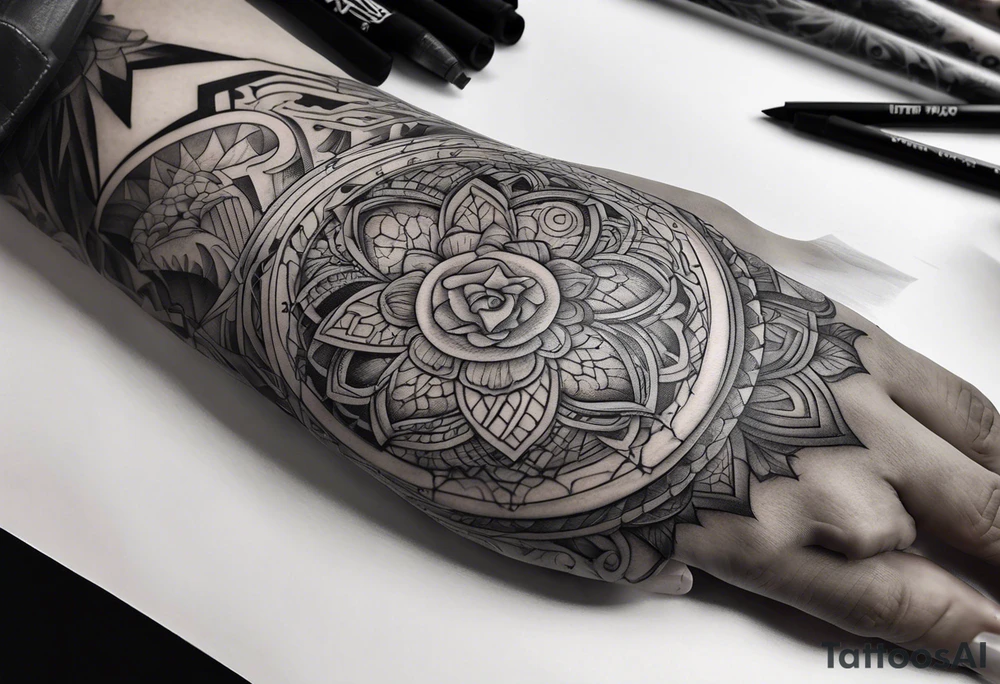 Brutal sleeve tattoo tattoo idea