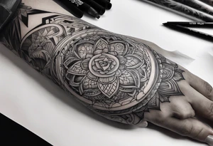 Brutal sleeve tattoo tattoo idea