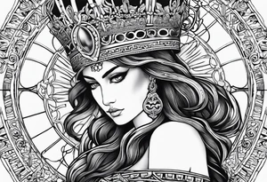 fine line greek tattoo tattoo idea