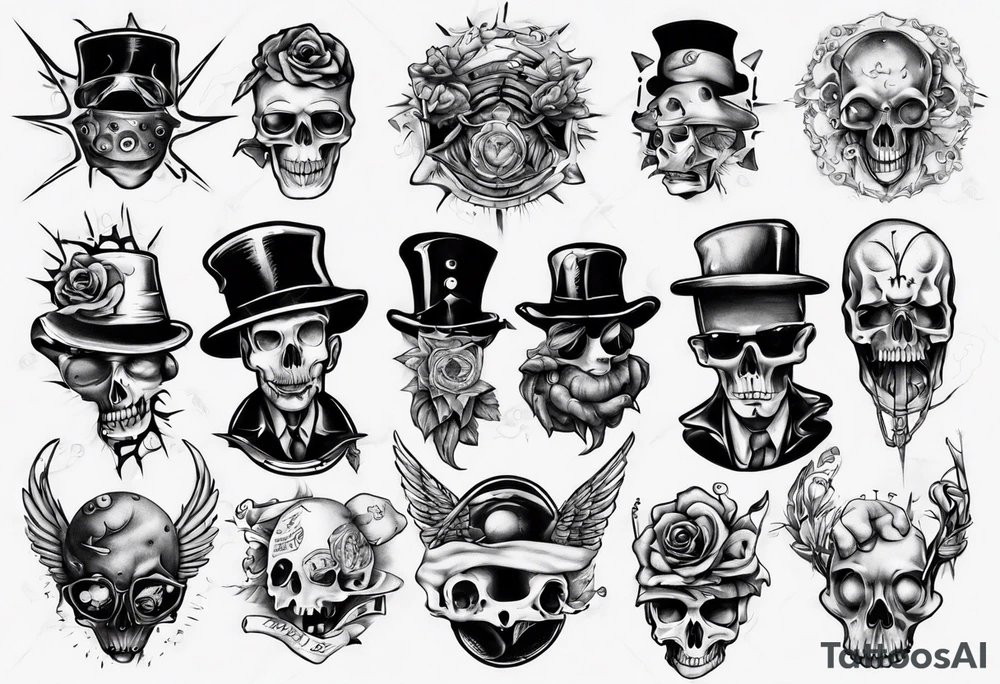 gangsta tattoo idea
