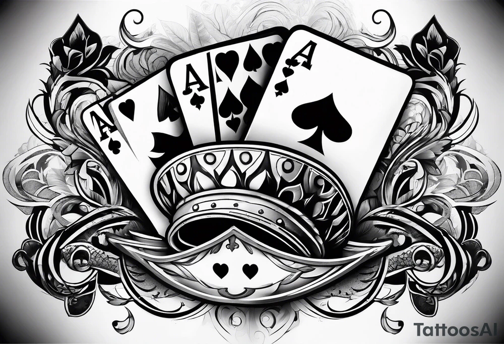 poker tattoo idea