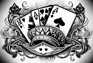 poker tattoo idea